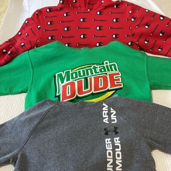 Under Armour & Others Three Bundle Boys Sweatshirt Hoody - Picture 1 of 10